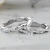 18k Gold Plated 22mm Hoop Earrings with Crystals for Women - 4 of 4
