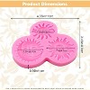 JDICTION Sun Moon Face Silicone Mold, Fondant Chocolate Candy Mold for Cake Decorating, DIY Baking Sugar Craft, Resin Clay Crafts - 2 of 4