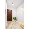Elegant Lighting Lawrence 1 light chrome and clear glass flush mount - 2 of 4