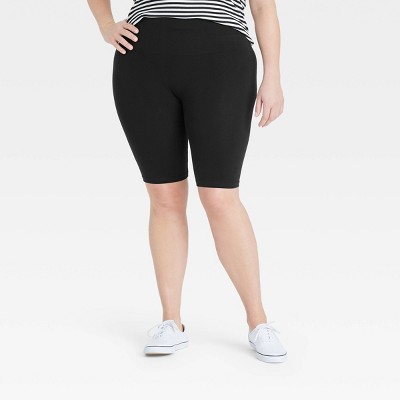 Plus Size Seamless Natural Bike Short