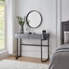 Infurnic Makeup Vanity Tables Set with Lights in Openable Mirror, Drawers and Cabinets and Shelves, for Bedroom, Black, 42.83"*15.7"*57.09" - 2 of 4