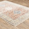 Oriental Weavers Malabar 45305 Orange/ Blue Indoor Area Rug - 5' x 8' - 4 of 4