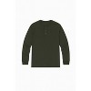Men's Long Sleeve Henley Shirt - Soft Knit Fabric | Casual Button Neck Design - 2 of 4