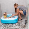 Jasonwell 34"x10" Inflatable Baby Pool for Toddlers 1-3, Soft Floor, Handles & Drain, Blow-up Bathtub & Ball Pit, Outdoor Summer Toy for Boys - 3 of 4