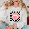 Simply Sage Market S.W.Smiley Valentines Pink Smiley Sweatshirt - 2 of 4