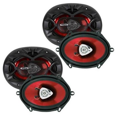4) New BOSS CH5720 5" x 7" 2-Way 450W Car Speakers