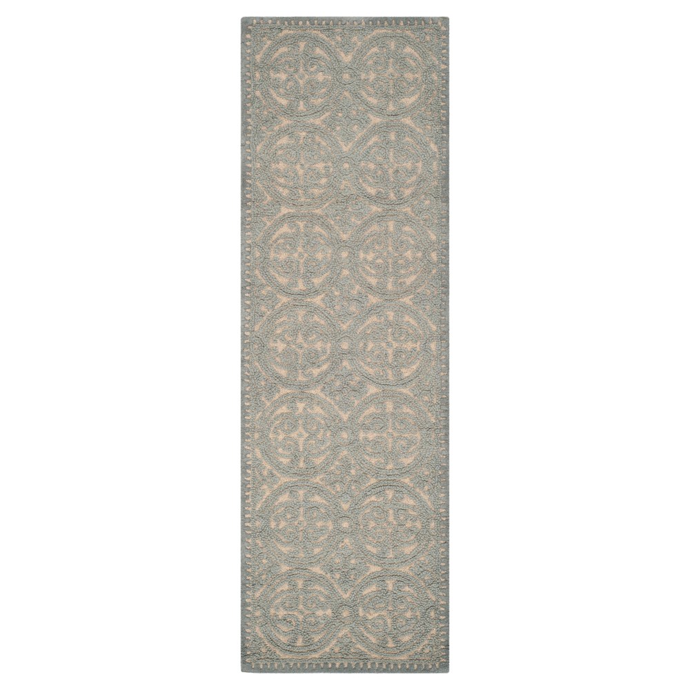 Austin Runner - Dusty Blue/Gray ( 2' 6in X 10' ) - Safavieh