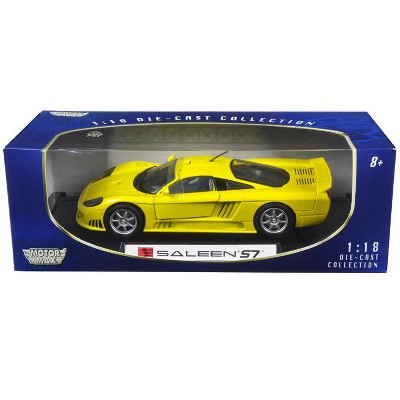 Saleen S7 Yellow 1/18 Diecast Model Car by Motormax