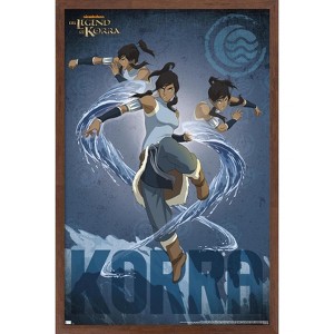 Trends International Avatar: The Legend of Korra - Korra Framed Wall Poster Prints - 1 of 4