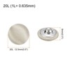 Unique Bargains Blouses Sweater Round Aluminum Cotton Fabric Cloth Covered Buttons 10 Pcs - 2 of 4