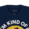 Seven Times Six Disney Beauty and The Beast Men's Gaston I'm Kind Of A Big Deal T-Shirt Blue - 4 of 4