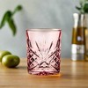 Godinger Silver Set of 4 Dublin Crystal Double Old Fashion Glasses Blush: 11 oz, Hand Wash, Dishwasher-Safe Drinkware - 2 of 4