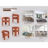 Barrel Chair, Upholstered Chair with Armchair, Dressing Chair, Dining Chair, for Living Room, Bedroom, Powder Room, Dining Room, Office - 2 of 4