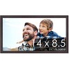 PosterPalooza | Photo Size Textured Brown Picture Frame - UV Acrylic, Foam Board Backing, Hanging Hardware - 2 of 4