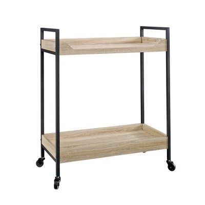 North Avenue Cart Charter Oak Finish - Sauder