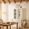 Sapphtopaz Bookcase with Storage, Farmhouse Display Cabinets with Storage, Bookshelf for Livingroom, Office - 4 of 4