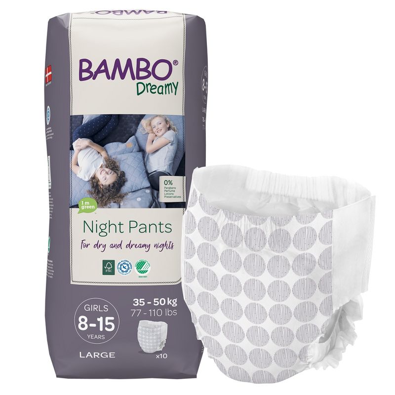 Bambo Dreamy Female Training Pants Size 8 to 15 Years, 1 of 6