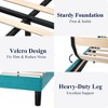 Allewie Bed Frame, Platform Bed Frame with Upholstered Headboard, Modern Deluxe Wingback, Wood Slat Support, Mattress Foundation - 4 of 4