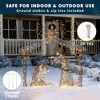 JOIEDOMI Christmas Nativity Scene Yard Light Outdoor Garden Holiday Décor, Christmas Event Decoration, Christmas Eve Night - 2 of 4