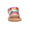 Olivia Miller Girl's Rainbow Daze Toddler Slide Sandals - 4 of 4