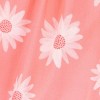 Carter's Just One You®️ Baby Girls' Coral Floral Dress with Hat Set - White - 4 of 4