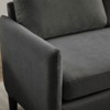 Hyleory 3-Seater L-Shaped Sectional Sofa with Chaise, Small Linen-Look Fabric Couch for Living Room or Studio - 4 of 4