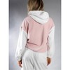 Jess by Meiko Women's Oversized Pom Pom Zipper Hoodie - 3 of 4