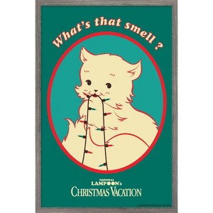 Trends International National Lampoon's Christmas Vacation - Cat Framed Wall Poster Prints - 1 of 4