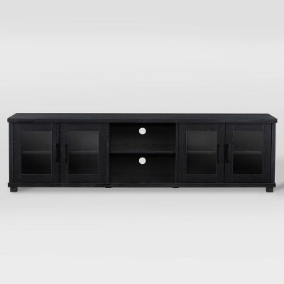 Glass Doors Tv Stand Target, Small Stereo Cabinets With Glass Doors