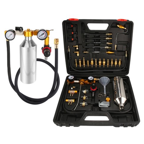 Unique Bargains Non-dismantle Fuel Injector Cleaner Kit Fuel System Cleaning  Tool Black 1 Set : Target