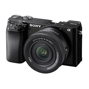 Sony Alpha a6100 APS-C Mirrorless Camera with 16-50mm and 55-210mm Lenses - 1 of 3