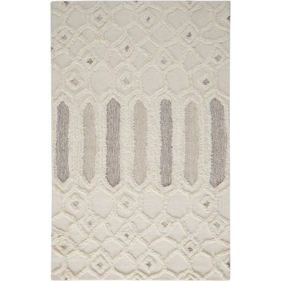 Anica Transitional Abstract Ivory/Taupe/Tan Area Rug