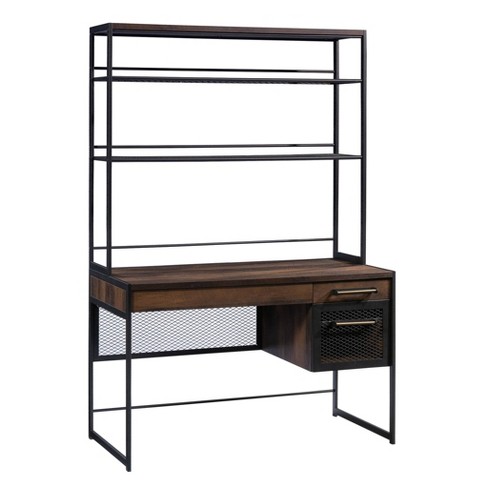 Sauder Briarbrook With Shelf And Drawer Barrel Oak : Target