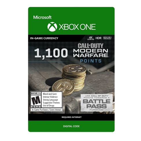 Call of Duty: Modern Warfare 1,100 Points - Xbox One (Digital)