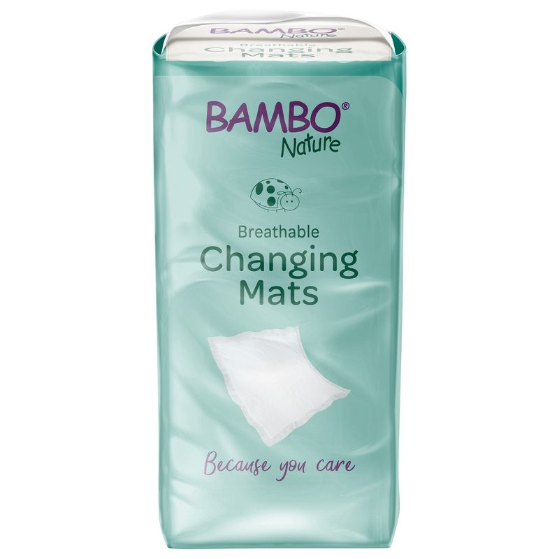 Bambo Nature Disposable White Changing Table Pad, Light, 23.6 X 23.6 Inch, 2 of 4