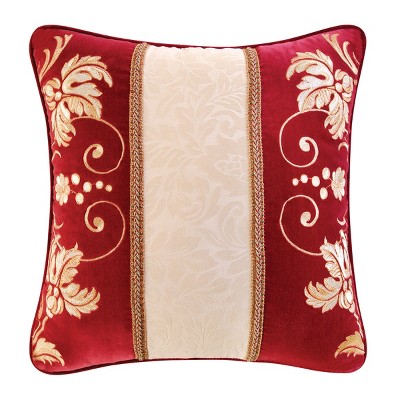 C&F Home Colonial Williamsburg Windsor Berry Embroidered Pillow