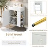 Lyngins 21.6" Storage Bathroom Vanity, Freestanding Vanity with Ceramic Sink & Overflow, Bathroom Storage Cabinet, Small-to-Medium Bathrooms - 3 of 4