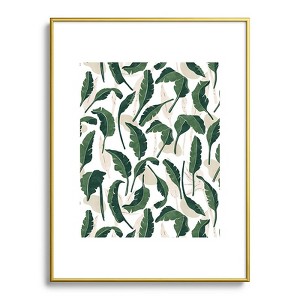 Marta Barragan Camarasa Simple tropical nature G Metal Framed Art Print - Deny Desings - 1 of 3