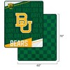 NCAA Baylor Bears Diagonal Ghost Checker Double Sided Blanket - 3 of 3