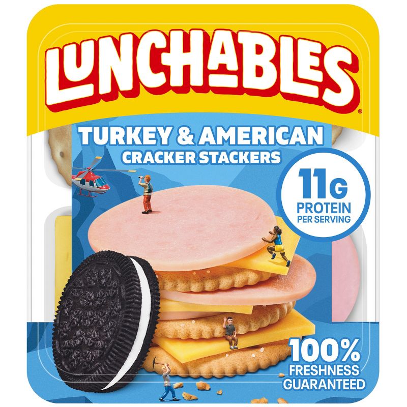 Lunchables Turkey &#38; American Cheese - 3.2oz, 1 of 14