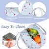 Lunch Bag for Women Men Cute Corduroy Lunch Tote Bags Reusable Insulated Lunch Box Large Capacity Reusable Insulated Cooler for Work Picnic or School - 3 of 4