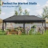 3x6 Meter Instant Canopy Tent, UV Protection Beach Shelter with Sandbags & Wheeled Case, Portable Event Tent for Camping, Outdoor Parties - 3 of 4