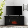 Camden Corner TV Stand for TVs up to 50" with Fireplace - Crosley - image 3 of 4