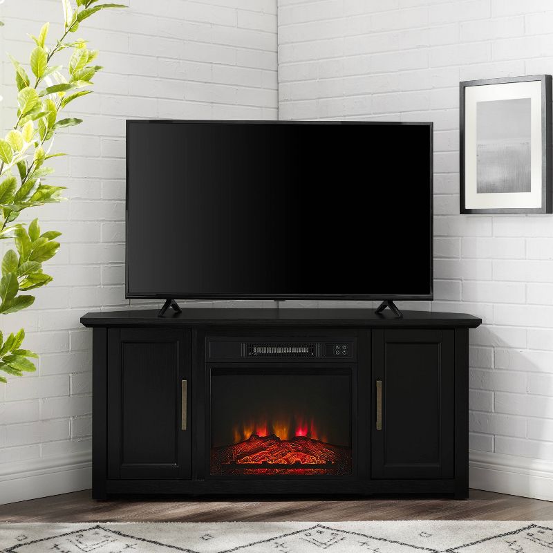 Camden Corner TV Stand for TVs up to 50" with Fireplace - Crosley, 4 of 19
