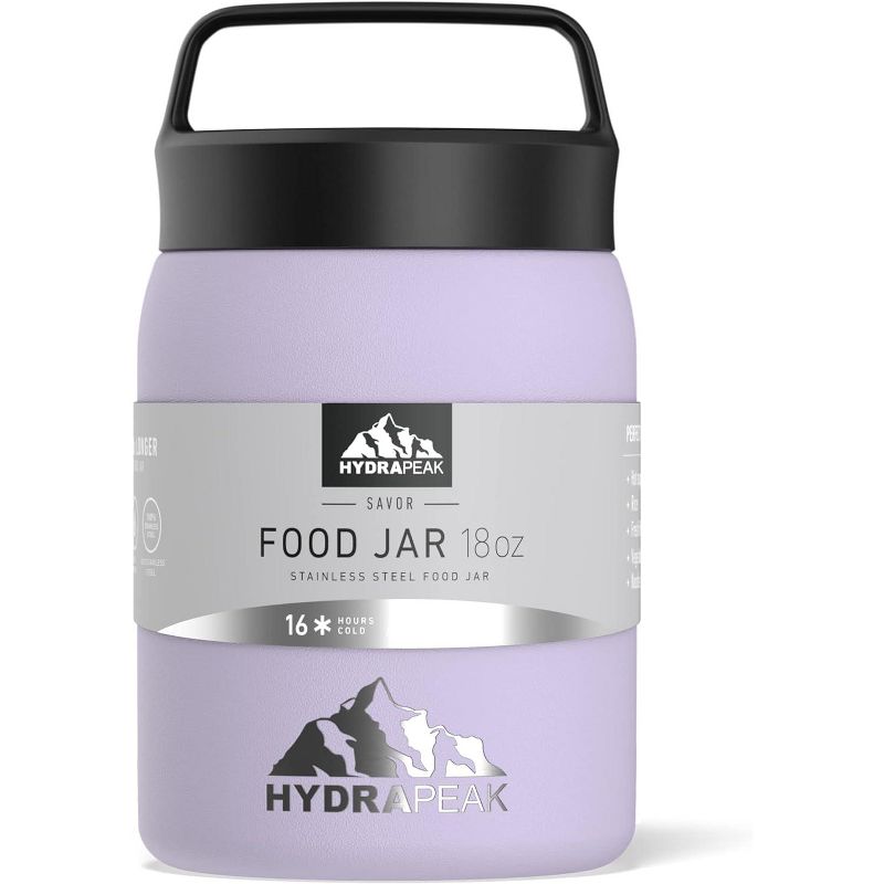 Hydrapeak 18 Oz Vacuum Insulated Stainless Steel Food Thermos Hot And Cold Food Jar, For Soup, Office, Outdoor, 2 of 8