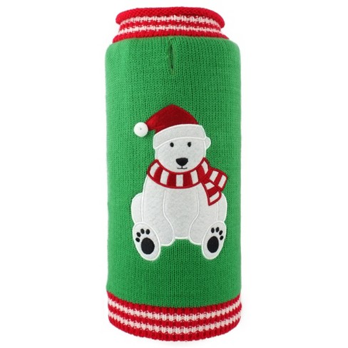 The Worthy Dog Christmas Bear Roll Neck Pullover Sweater : Target