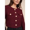 Women's Jenny Tweed Jacket - CHOKLATE PARIS - 4 of 4