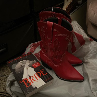 Women's Daytona Western Boots - Wild Fable™ Red 5.5 : Target