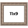 PosterPalooza | Photo Size Ornate Gold Picture Frame - UV Acrylic, Foam Board Backing, Hanging Hardware - 2 of 4