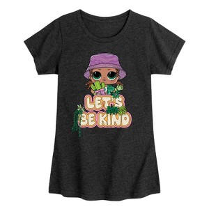 Girls' - LOL Surprise! - Let's Be Kind to Plants Fitted Short Sleeve Graphic T-Shirt - 1 of 4